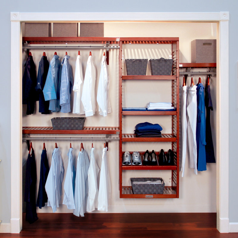 John Louis Home 120"W Closet System & Reviews Wayfair